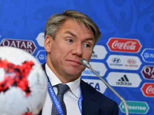 2018 FIFA World Cup Russia Local Organising Committee CEO Alexey Sorokin attends the FIFA Confederations Cup 2017 Half-Time press conference at the Saint Petersburg Stadium in Saint Petersburg on June 26, 2017.
Mladen ANTONOV / AFP