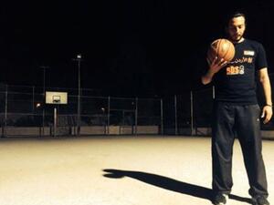 BDS placards promoting basketball tournment. (photo credit: ARAB SOCIAL MEDIA) 