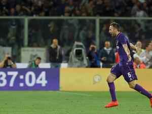 باديل يحتفل بهدفه