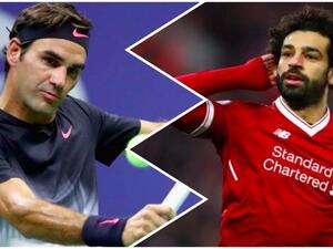 محمد صلاح وروجر فيدرر