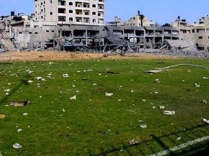 Football in Gaza offers a release from tough Gazan life (source: Facekoora)