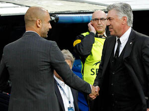 صورة أرشيفية لأنشيلوتي وغوارديولا