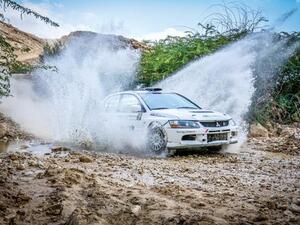 Jordan driver Husam Salem in action at the 2016 Jordan Rally (Photo: Amjad Ghsoun)