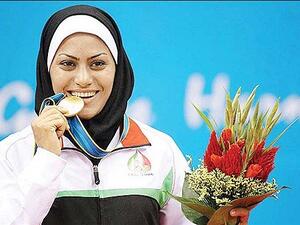 Khadijeh Azadpour (Photo: Tehran Times)