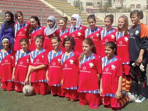  The Palestinian Women’s National Soccer Team. (Photo credit: Courtesy) 