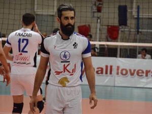 Iranian volleyball player Mir Saeid Marouf Lakrani (Photo: Press TV)