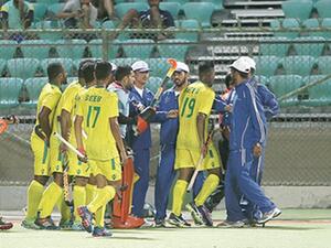 Players from Seeb Club assaulted the umpire as the match was ending (Photo: Muscat Daily)