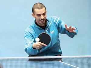 Ziad Aziz hopes to help Jordan make its mark in this weekend's West Asia Table Tennis Championships (Photo: Jordan Olympic Committee News Service)