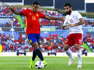 من مباراة المنتخبين