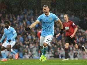 أغويرو يقود سيتي للفوز