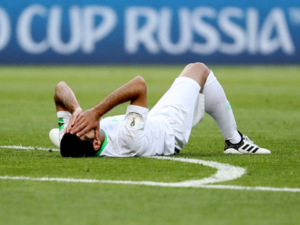 الجاسم يتعرض لإصابة مؤثرة