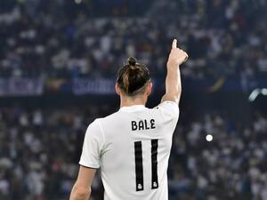 Real Madrid's Welsh forward Gareth Bale celebrates his goal during the semi final football match of the FIFA Club World Cup 2018 tournament between Japan's Kashima Antlers and Spain's Real Madrid at the Zayed Sports City Stadium in Abu Dhabi, the capital of the United Arab Emirates, on December 19, 2018.
Giuseppe CACACE / AFP