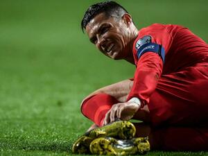 عودة رونالدو لتمثيل البرتغال لا تتكلل بالنجاح