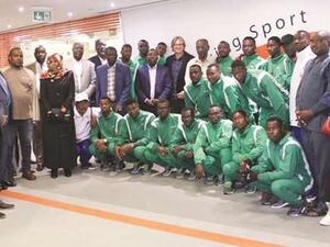 During the meeting, officials from Save the Dream discussed a number of potential sports projects and areas of mutual interest with the Sudanese delegation. (Photo: Gulf Times)