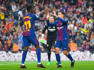 كوتينيو وديمبيلي يقودان البارسا لفوزٍ كبير