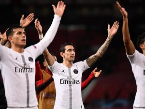 دي ماريا يحيي جماهير باريس سان جيرمان بعد الفوز التاريخي على يونايتد