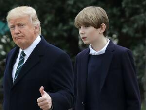 President Donald Trump's son is known to be a fan of the sport, but he took it a step further by joining up with D.C. United's Under-12 team 