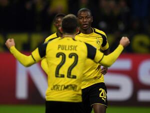 لاعبو دورتموند يحتفلون بهدف راموس