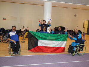 The Kuwaiti team win the 8th GCC Wheelchair Basketball Championship in a row after beating Saudi Arabia 62-56 in the final (Photo: KUNA)