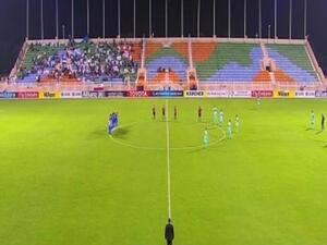 Saudi Arabia's Al-Hilal footballers (R) ignore minute's silence for victims of a recent Iranian plane crash ahead of the Group D match of the 2018 AFC Champions League with Iranian football club Esteghlal Tehran on February 20, 2018. (Photo: Press TV)