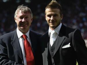 صورة أرشيفية لبيكهام وفيرغسون