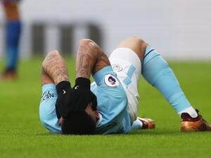 غابرييل جيزوس بعد تعرضه للإصابة