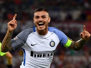 إيكاردي يواصل التألق ويعتلي صدارة هدافي السيري آ برصيد 15 هدفاً بالتساوي مع تشيرو إيموبيلي مهاجم لاتسيو