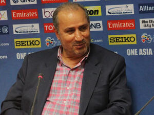 Iranian Football Federation President Mehdi Taj 
