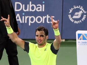 Tunisia's player Malek Jaziri 