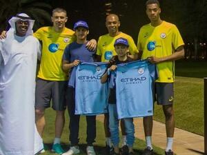 Players from Manchester City were at Emirates Palace for mid-season warm-weather training (Photo: Khaleej Times)