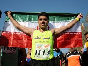 Iranian long distance runner Mohammad Jafar Moradi (Photo: Marathon's official Facebook page)