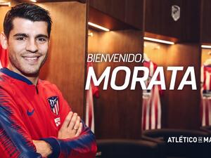 ألفارو موراتا بقميص أتلتيكو مدريد