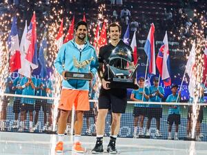 من مراسم التتويج