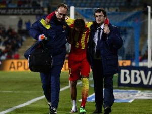 نيمار يغادر الملعب بداعي الإصابة