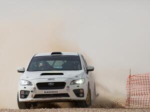 Rashed Al-Naimi on his way to a surprise victory in Qatar International Rally on Saturday.(Photo: Arab News)