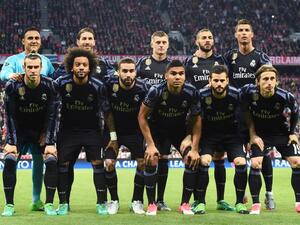 فريق ريال مدريد الفائز بلقب الدوري الإسباني الموسم المنصرم