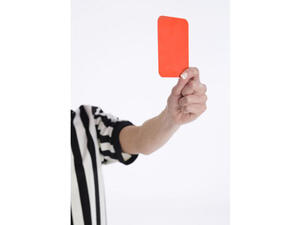 Lebanese football referees get Singapore's red card for charges of sexual favors (image used for illustrative purposes)