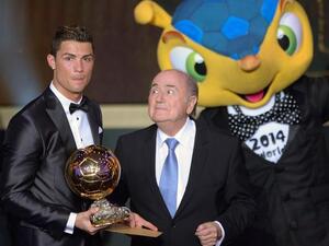 صورة أرشيفية لبلاتر ورونالدو