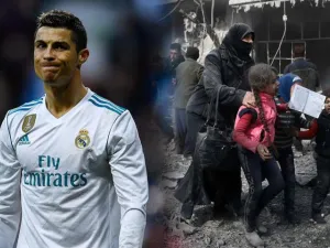 رونالدو يتضامن مع سكان الغوطة الشرقية