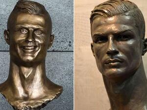 صورة للمقارنة بين التمثالين الجديد والقديم