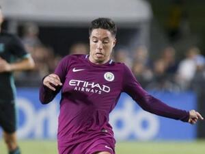 The Frenchman played well whenever he was called upon during the Blues' pre-season tour of America but Pep Guardiola says he is still up for sale