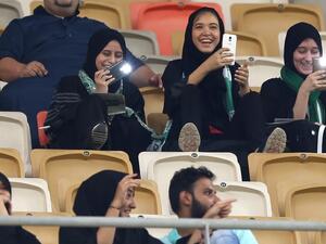  It was a historic day in the Middle Eastern country, as females were permitted to take in a Saudi Pro League game (Photo: Goal)