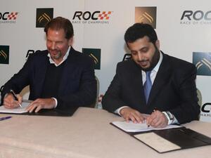 President of the General Sport Authority of Saudi Arabia Turki Al-Sheikh (right) and ROC President Fredrik Johnsson sign an agreement in London to organize Race of Champions in Riyadh. - SPA

Saudi Arabia will host the first World Boxing Super Series Cruiserweight final in May next year as well as its first-ever international motorsport event, featuring stars from Formula One, World Rally Championship, IndyCar, NASCAR, sportscars and touring cars competing against each other. (Photo: SPA)