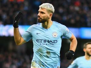 أغويرو يرفع رصيده إلى 14 هدفاً في الدوري الإنجليزي الممتاز هذا الموسم