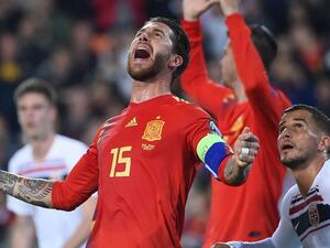 راموس يقود إسبانيا للفوز