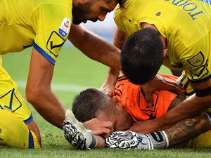 سورنتينو بعد إصابته