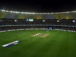 Sri Lanka and Bangladeshi cricketers play during the one day international (ODI) Asia Cup cricket match between Bangladesh and Sri Lanka at the Dubai International Cricket Stadium in Dubai on September 15, 2018.
ISHARA S. KODIKARA / AFP