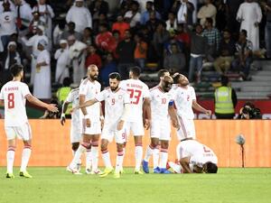  Khalfan Mubarak and Ali Ahmed Mabkhout combined to give the United Arab Emirates a hard-earned victory over India at the Asian Cup. 
