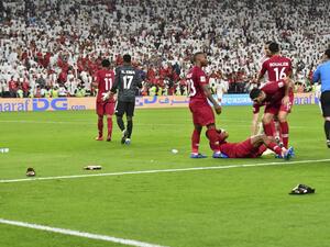 أحداث مؤسفة خلال المباراة التي جمعت منتخبي الإمارات وقطر