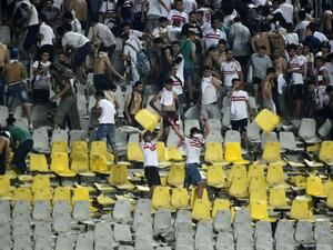 Police arrested the fans after they carried out violence following a Zamalek vs. al-Ahli football game during the CAF Champions League in Tripoli